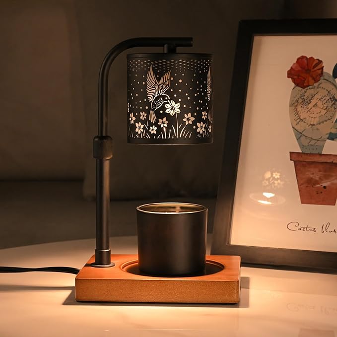 Candle Warmer Lamp Timer - Birthday Gifts for Women Mom, House Warming Gifts New Home Decor, Modern Farmhouse Decor, Hummi...