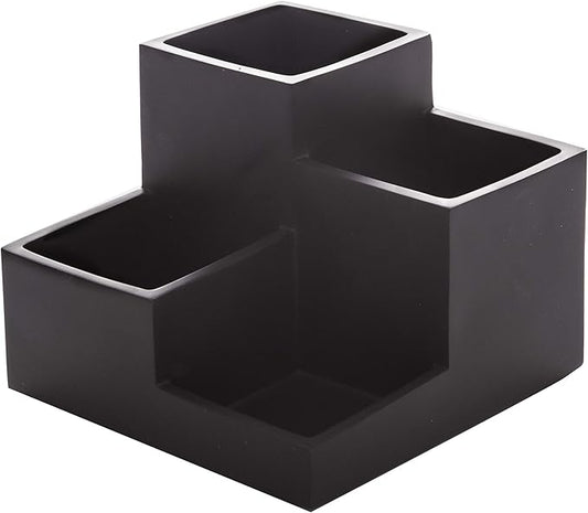 BINO | Multi Purpose 4 Compartment Organizer - Make up Organizer for Vanity - Makeup Holders for Bathroom - Toiletry Count...