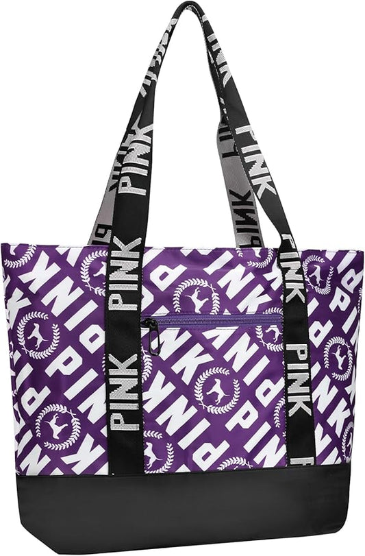 MOPERIL Travel Tote Bags for Women, Waterproof Beach Bag Spend the Night Bags for Women, Travel & Overnight Bag