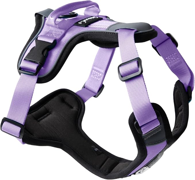 ShawnCo Basecamp Dog Harness, No-Pull Pet Vest with 3 Leash Clips, Padded, Reflective, Lightweight and Adjustable Harness ...