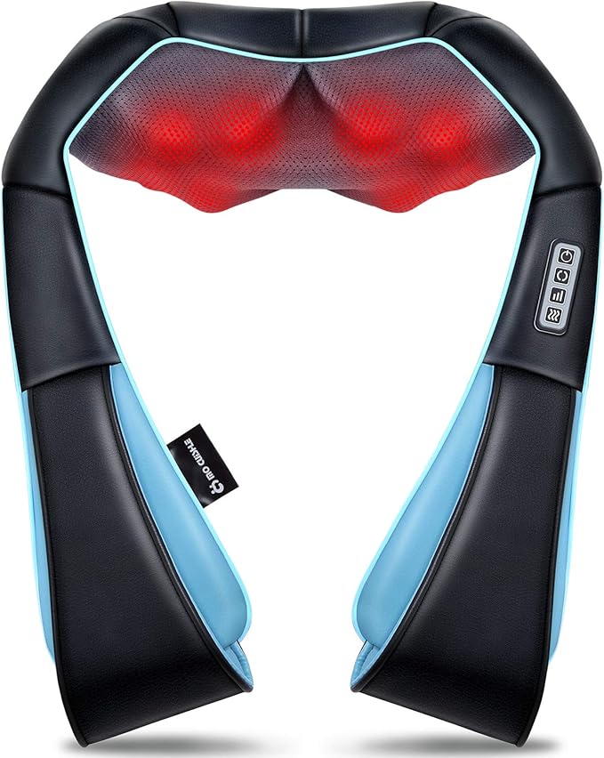 Mo Cuishle Mothers Day Gifts, Shiatsu Back Shoulder and Neck Massager with Heat, Electric Deep Tissue 4D Kneading Massage,...