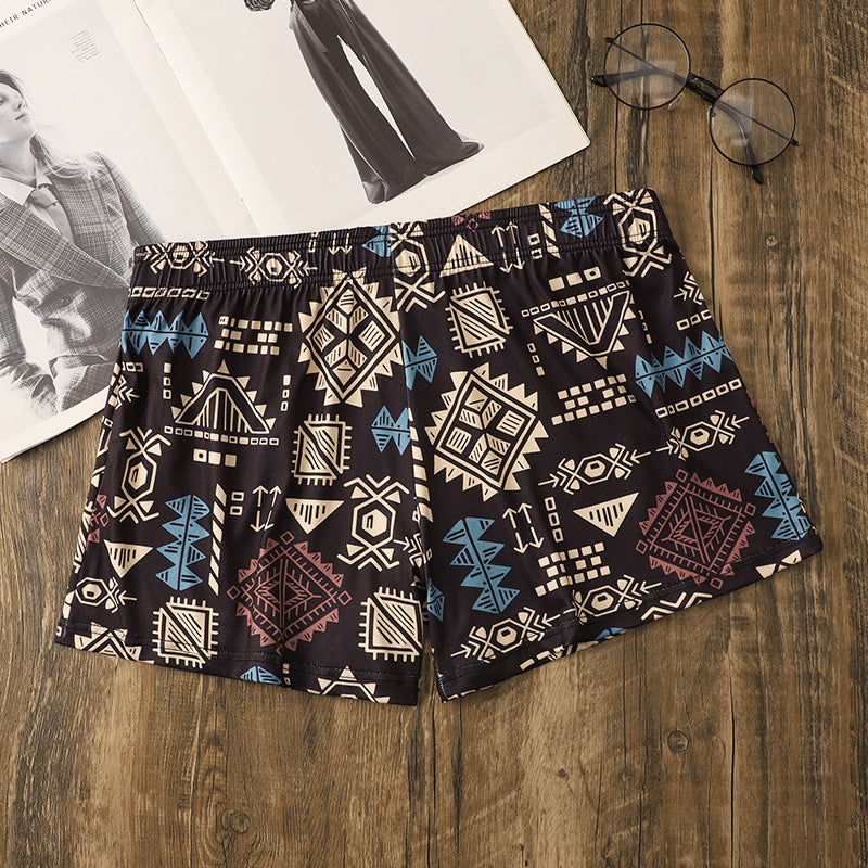 Retro Ethnic Style Men's Casual Home-Use Boxer Briefs