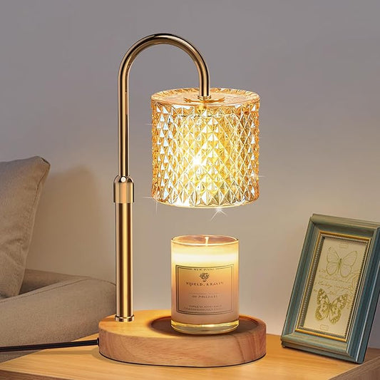 Candle Warmer Lamp with Timer Dimmer Adjustable Height for New Home Decor, Birthday Gifts for Women,Candle Warmer for Wome...