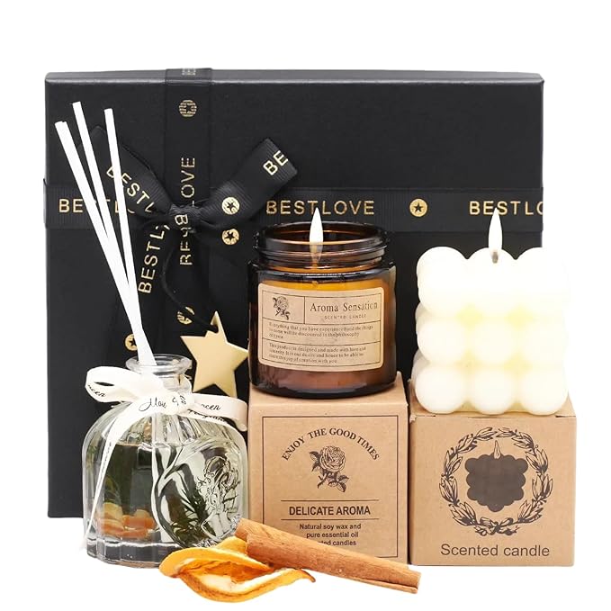 Birthday Gifts for Women, Gift for Women, Mom, Wife, Girlfriend, Sister, Friends, Her, Relaxing Spa Gifts Basket Self Car...