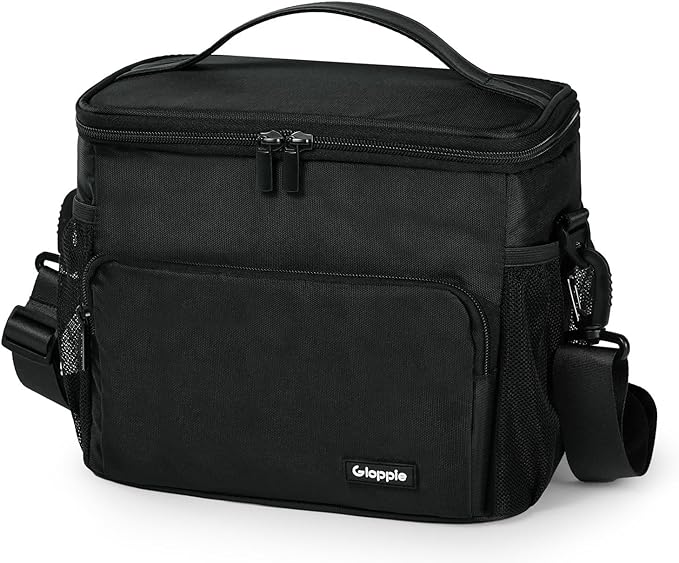 Gloppie Flight Crew Lunch Bag with Luggage Trolley Sleeve - Professional Insulated Cooler Bag for Flight Attendants & Pilo...