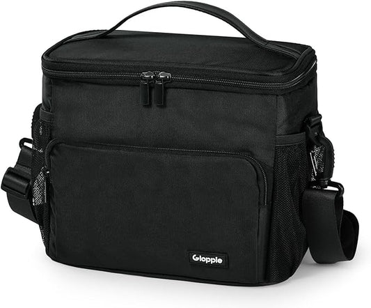 Gloppie Flight Crew Lunch Bag with Luggage Trolley Sleeve - Professional Insulated Cooler Bag for Flight Attendants & Pilo...