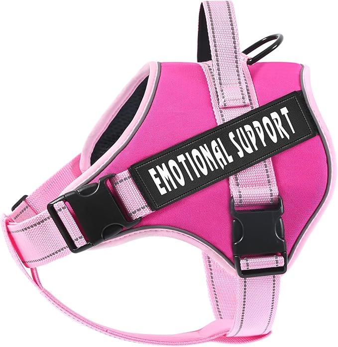 voopet Emotional Support Dog Harness, Professional Service Dog Vest Harness for Small Medium Large Dogs, Reflective Breath...
