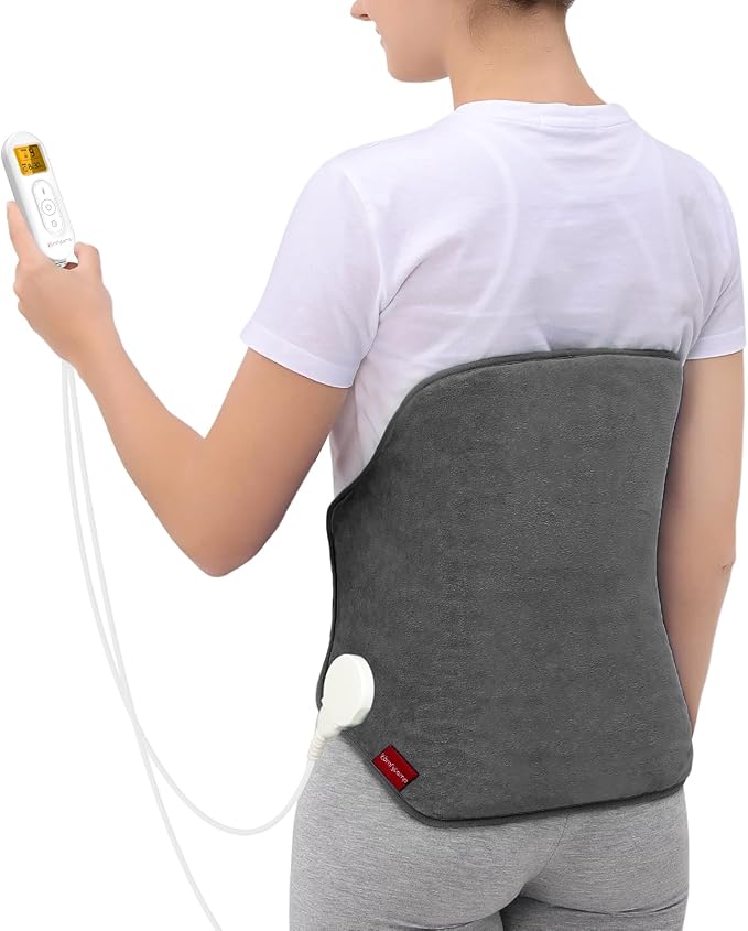 Heating Pad for Back, Comfytemp Mothers Day Gifts for Women Men Dad Mom, Large Electric Lower Back Heating Pad, FSA Eligib...