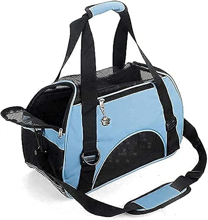 ZaneSun Cat Carrier,Soft-Sided Pet Travel Carrier for Cats,Dogs Puppy Comfort Portable Foldable Pet Bag Airline Approved (...