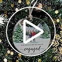 Engagement Gifts for Couples - Impressive 2025 Engagement Ornament Set, Timeless First Christmas Engaged Ornament, Unique ...