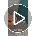 Sgdazo Compact Lint Roller with 150 Sheets - Portable Pet Hair Remover for Clothes, Furniture, and Travel Essentials House...
