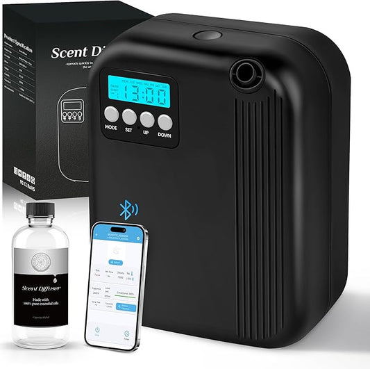 Hotel Collection Diffuser, 3000 Sq.Ft of Coverage, Scent Diffusers for Home Large Room, Office Waterless Essential Oil Dif...