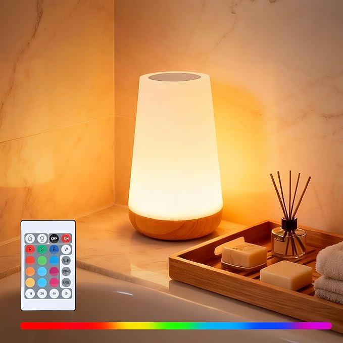 cambk Shower Waterproof Lamp for Bathroom, Rechargeable Mood Light for Inside Shower with Color Changing & Dimmable Bright...