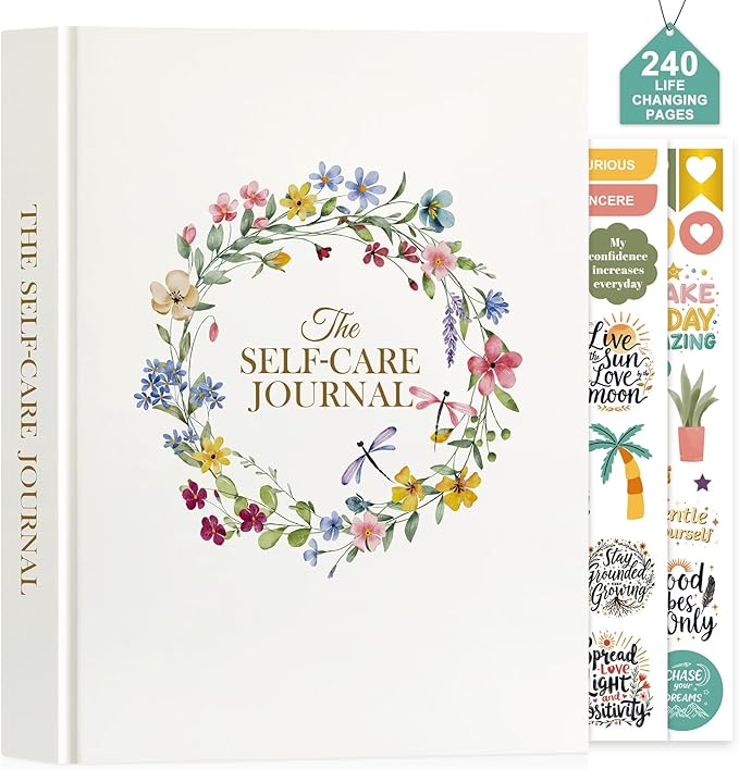 Lanpn Self Care Journal for Women, Self Love Guided Journals with Prompts, Daily Reflection Wellness & Gratitude Planner, ...
