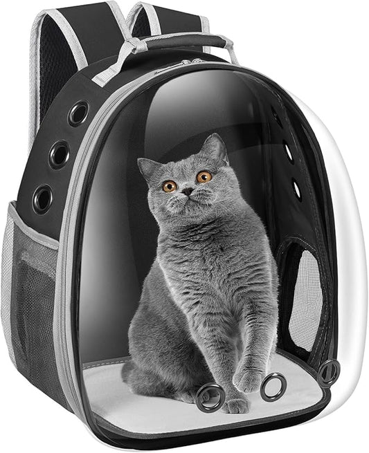 Cat Carrier Backpack, Pet Carrier Backpack Front Pack for Small Medium Cat Puppy Dog Carrier Backpack Bag Space Capsule, P...