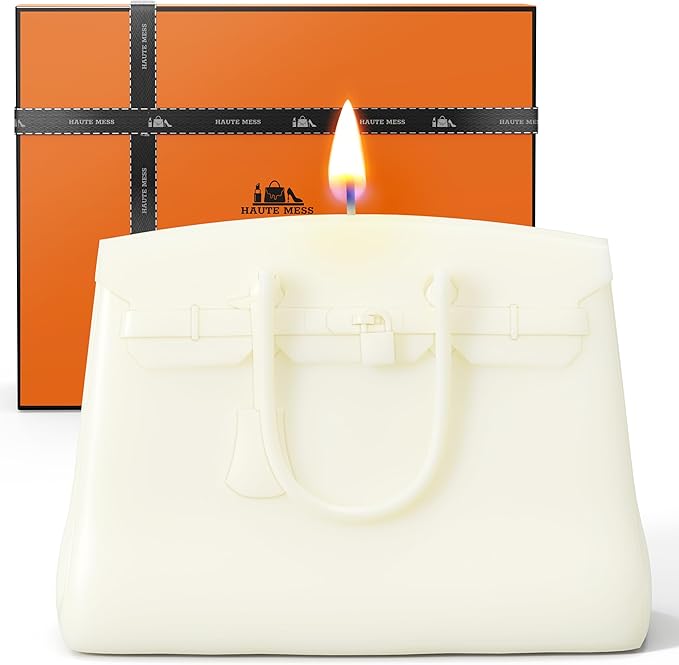 Handbag Candle with GiftBox - Air Wax - Designer-Inspired Luxury Gifts for Women - Elegant Home Decor Gift for Women - Mot...