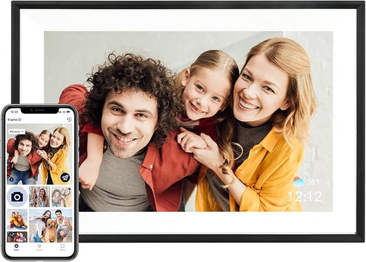 AEEZO Digital Picture Frame, 10.1 Inch Digital Photo Frame with 1280 * 800 HD IPS Touch Screen, Smart Digital Frame Built-...