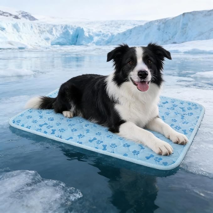 ASOOX Dog Cooling Mat, Pet Cooling Mat for Dogs and Cats, Portable Summer Dog Cool Pad,Cool Bed for Pets, Premium Pet Cool...