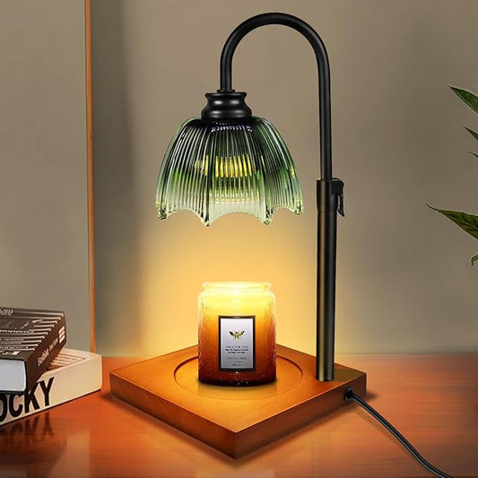 YGS-Tech Candle Warmer Lamp with Timer Dimmer, Height Adjustable Candle Warmer Lamp for Jar Candles, Birthday Gifts for Wo...