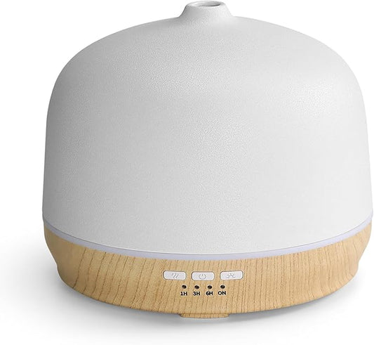 Kakoda Ceramic Essential Oil Diffusers for Home Large Room, Aromatherapy Scent Air Diffuser Ultrasonic Aroma Defusers 500m...