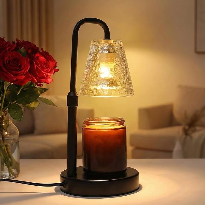 Glimra Candle Warmer Lamp with Timer,Dimmable Candle lamp for Jar Candles,Adjustable Wax Melts Warmer Birthday Gifts,for M...