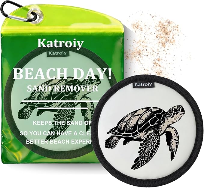 Katroiy Beach Sand Remover Sand Eraser Wipe Mitt Family Kids Women 2026 Hawaii Honeymoon Accessories Alaska Cruise Ship Ge...