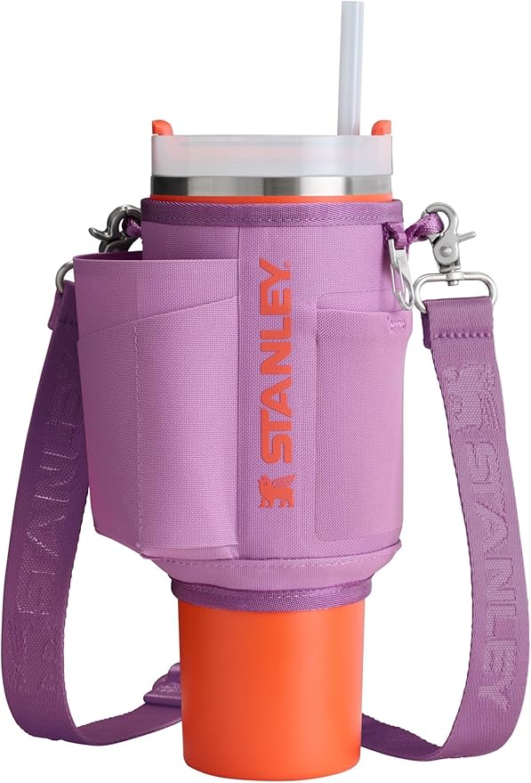 STANLEY All Day Quencher Carry All for 40 oz Tumbler with Handle | Crossbody Bag with Phone Holder Pocket, Card Sleeve & D...
