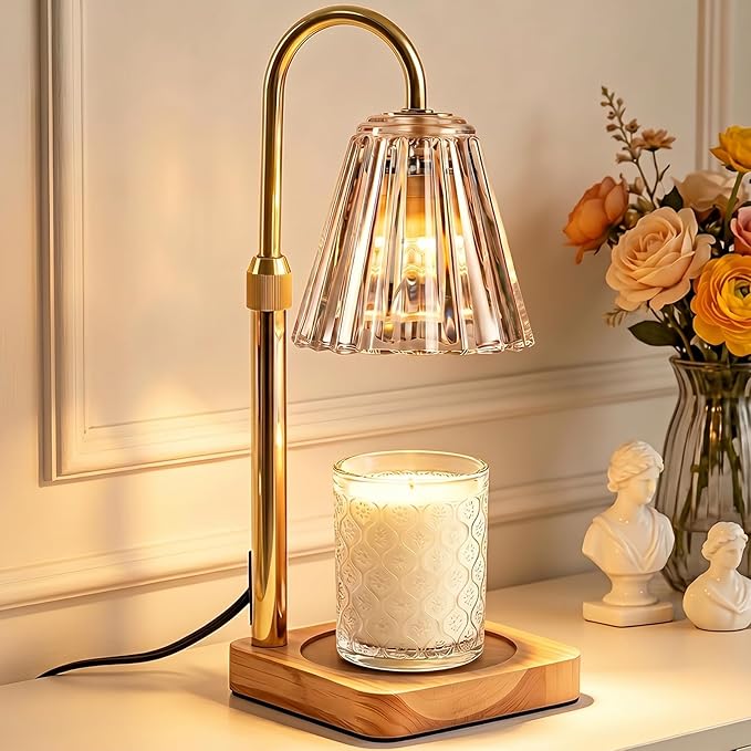 Marycele Candle Warmer Lamp with Timer & Dimmer - Mothers Day Gifts for Women Mom Her, Aesthetic Office Home Decor, Adjust...