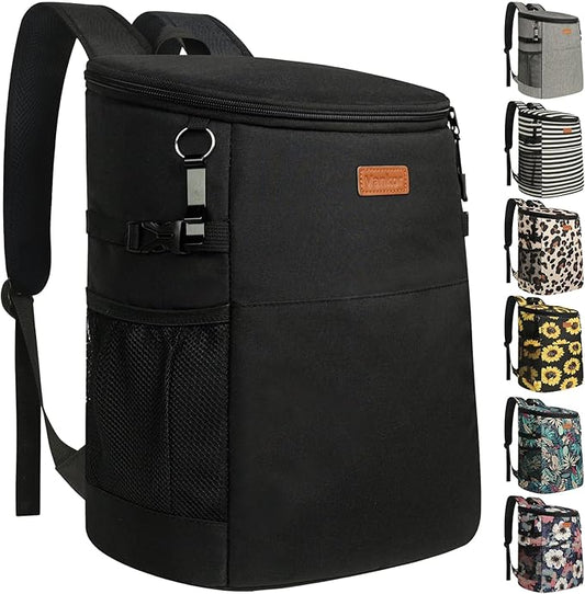 Camping Cooler Backpack 30 45 Cans, Soft Backpack Coolers Insulated Leak Proof Travel Cooler Bag Waterproof Lunch Picnic B...