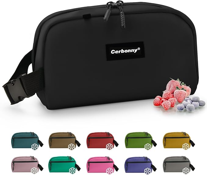 Cerbonny Small Cooler Bag Freezable Lunch for Work School Travel,Leak-proof Bag,Small Insulated For Kids/Adults,Freezer Ba...