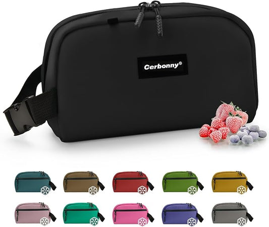 Cerbonny Small Cooler Bag Freezable Lunch for Work School Travel,Leak-proof Bag,Small Insulated For Kids/Adults,Freezer Ba...
