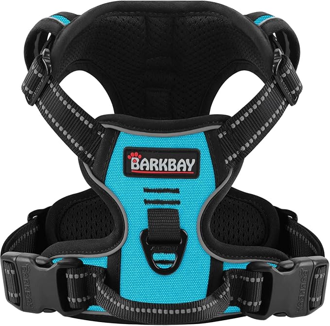 BARKBAY Dog Harness No Pull for Large Dogs - Adjustable, Reflective, Comfortable, No Choke, Heavy-Duty - Perfect for Outdo...