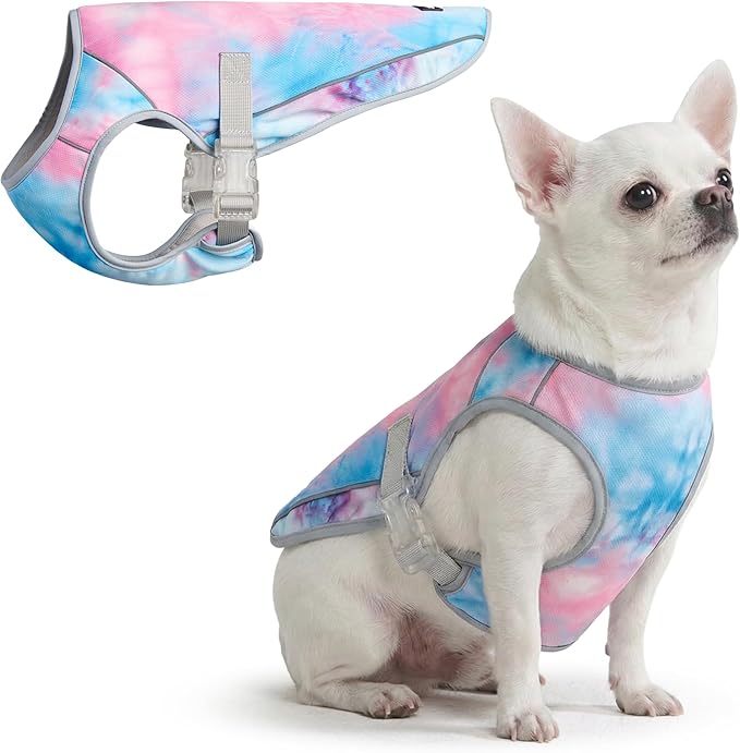 Spark Paws Dog Cooling Vest - SPF 50 UV Sun Protection - Summer Heat Relief Gear for Dogs, Lightweight, Evaporative Coolin...