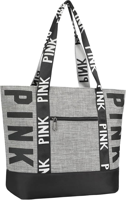 MOPERIL Travel Tote Bags for Women, Waterproof Beach Bag Spend the Night Bags for Women, Travel & Overnight Bag