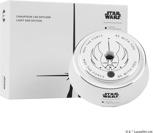 Hotel Collection | Star Wars ™ - Light Side Chauffeur Car Diffuser | Jedi| White Luxury Portable Essential Oil | Aromather...