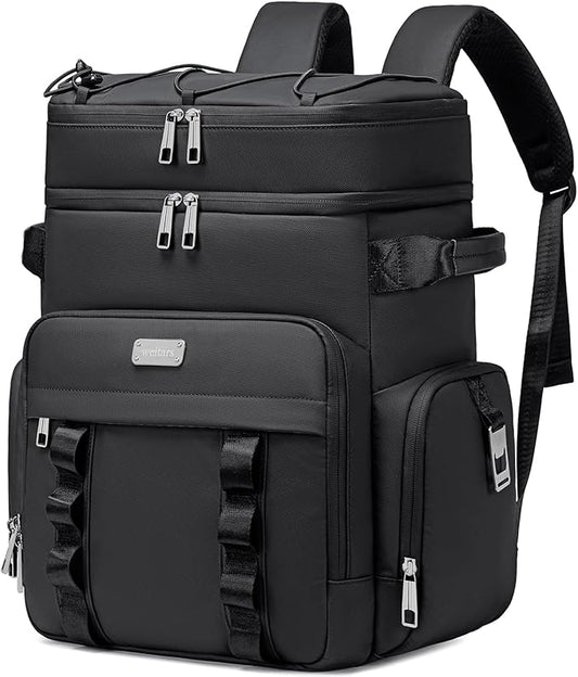 Weitars Insulated Cooler Backpack,Double Deck Waterproof Soft Cooler Bag,Backpack Coolers Leak Proof Lunch Backpack for Me...