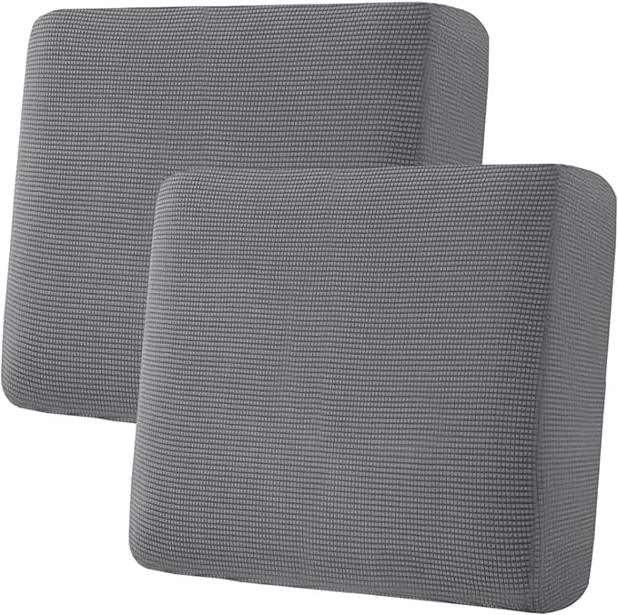 H.VERSAILTEX Super Stretch Individual Seat Sofa Covers Couch Cushion Covers Slipcover Sets Thick Jacquard Textured Twill F...