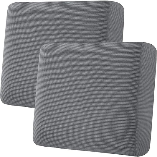 H.VERSAILTEX Super Stretch Individual Seat Sofa Covers Couch Cushion Covers Slipcover Sets Thick Jacquard Textured Twill F...