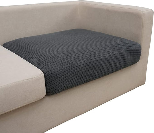 Eismodra Couch Cushion Covers Magic Stretch Sofa Slipcover for 3 Cushion Couch Dogs Pet L Shape 2 Seat Replacement Furnitu...