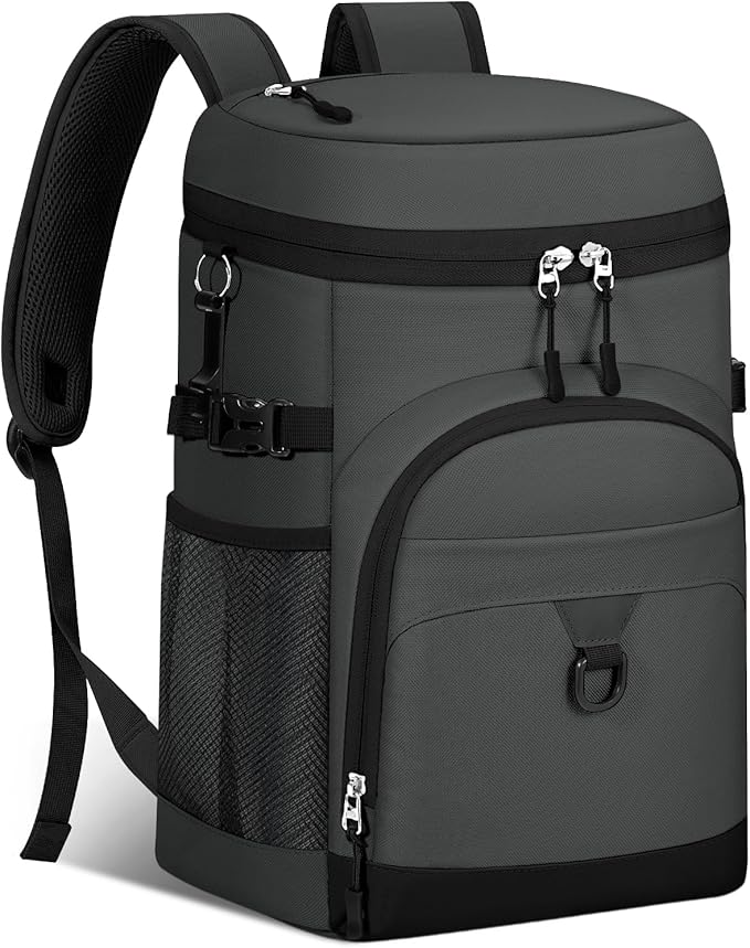 Cooler Backpack, 22L Waterproof Soft Backpack Coolers Leak Proof Beach Backpack Insulated Picnic Lunch Bag for Fishing Cam...