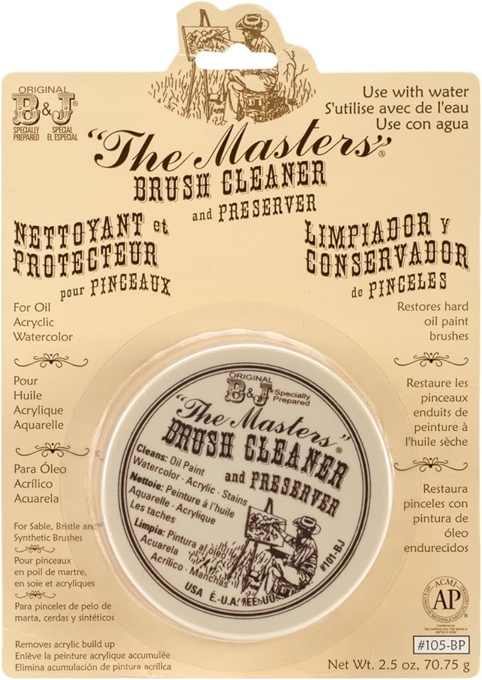 General Pencil General 105-BP Pencil Masters Brush Cleaner & Preserver, 1 Pack, Clear