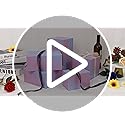 DERZIFUN 10x7x6 Medium Shipping Boxes, 30 Pack Purple Cardboard Mailer Box, Gift Boxes for Packaging Small Business