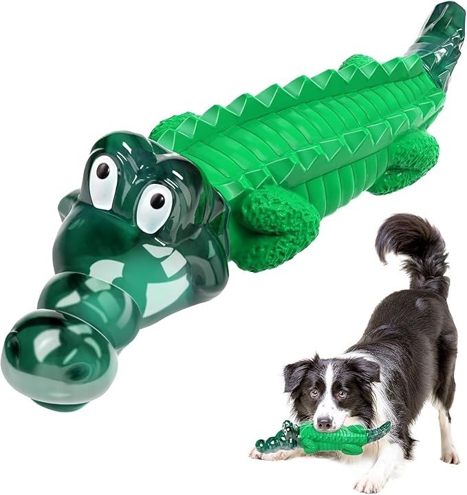 Dog Toys for Aggressive Chewers -Indestructible Dog Toys for Large Dogs to Reduce Pet Anxiety and Boredom for Small, Mediu...