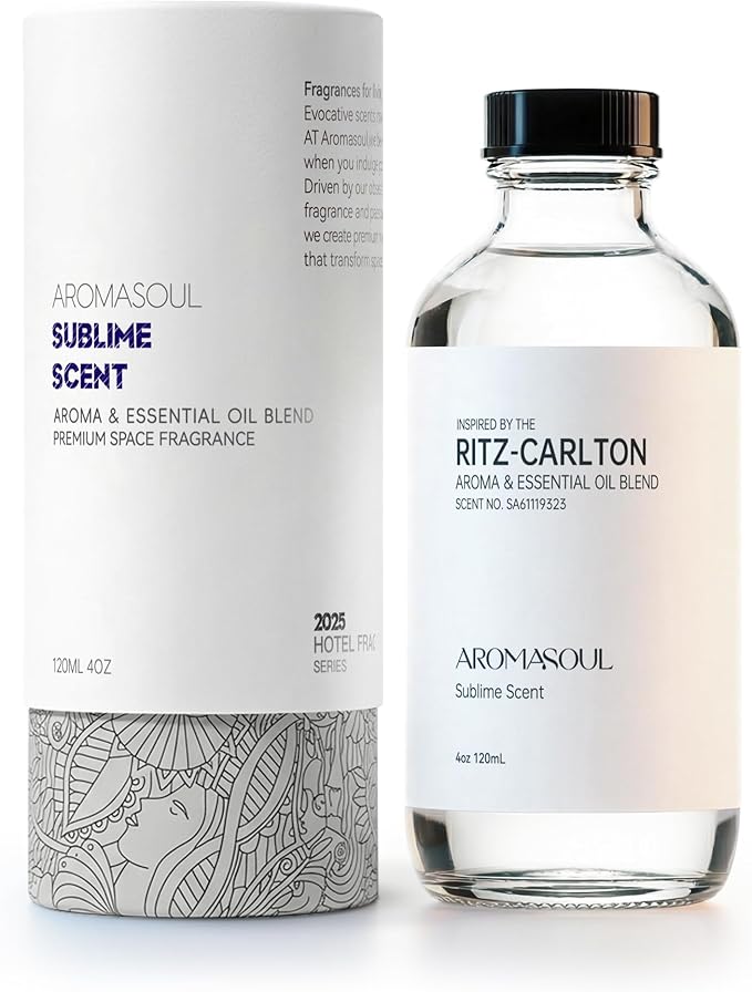 Hotel Diffuser Oil Inspired by Ritz-Carlton Scent - Premium Fragrance Oil No. SA61119323 for Ultrasonic and Waterless Diff...