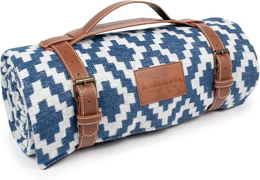 Komorebi Extra Large Picnic Blanket - 78” x 59” - Waterproof Outdoor Blanket, Foldable & Portable Sandproof Beach Blanket...