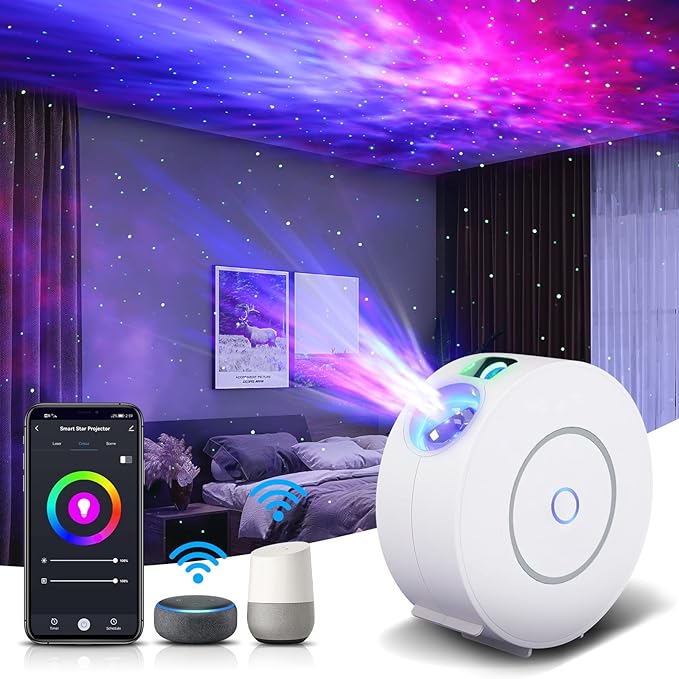 Galaxy Projector for Bedroom,Star Projector Galaxy Light,Northern Lights Projector,Ceiling Starlight Projector,Nebula Lam...