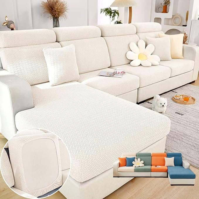 VFUX Soothing Home Sofa Covers, Sofa Hero Covers, Wear-Resistant Universal Couch Covers Washable Stretch Sectional Couch C...