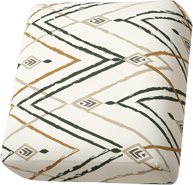 Fuloon Sofa Cushion Covers, Stretch Printed Seat Cushion Cover Couch Seat Slipcovers Washable Furniture Protector for Armc...