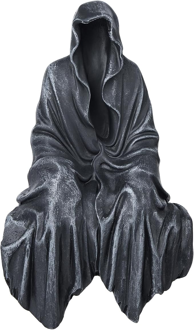 SHOWFEICAT Resin Tabletop Gothic Decor Sitting Statue, Resin Statue Gothic Decor, Fits On Sturdy Shelf and Has A Cool Myst...