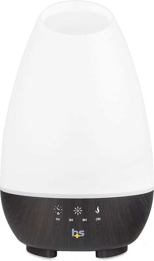 HealthSmart 500ML Essential Oil Diffuser for Large Rooms, Cool Mist Humidifier and Aromatherapy Diffuser, Adjustable Time...